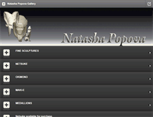 Tablet Screenshot of natashapopova.com